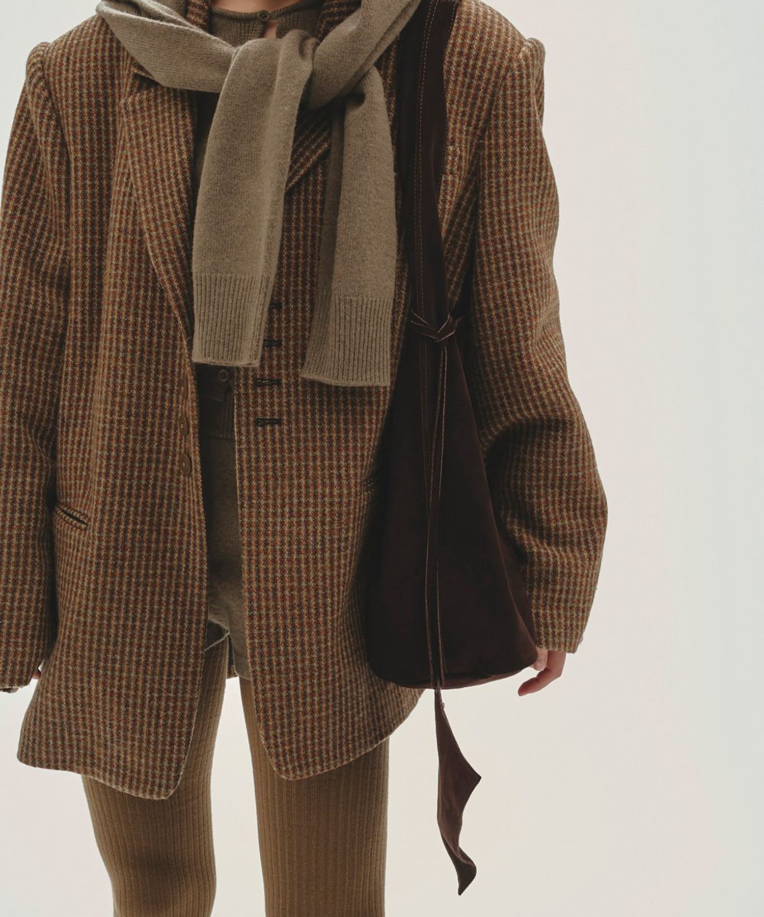 Wool100% Check Jacket(36 CAMEL): TODAYFUL: WOMENS｜ STUDIOUS