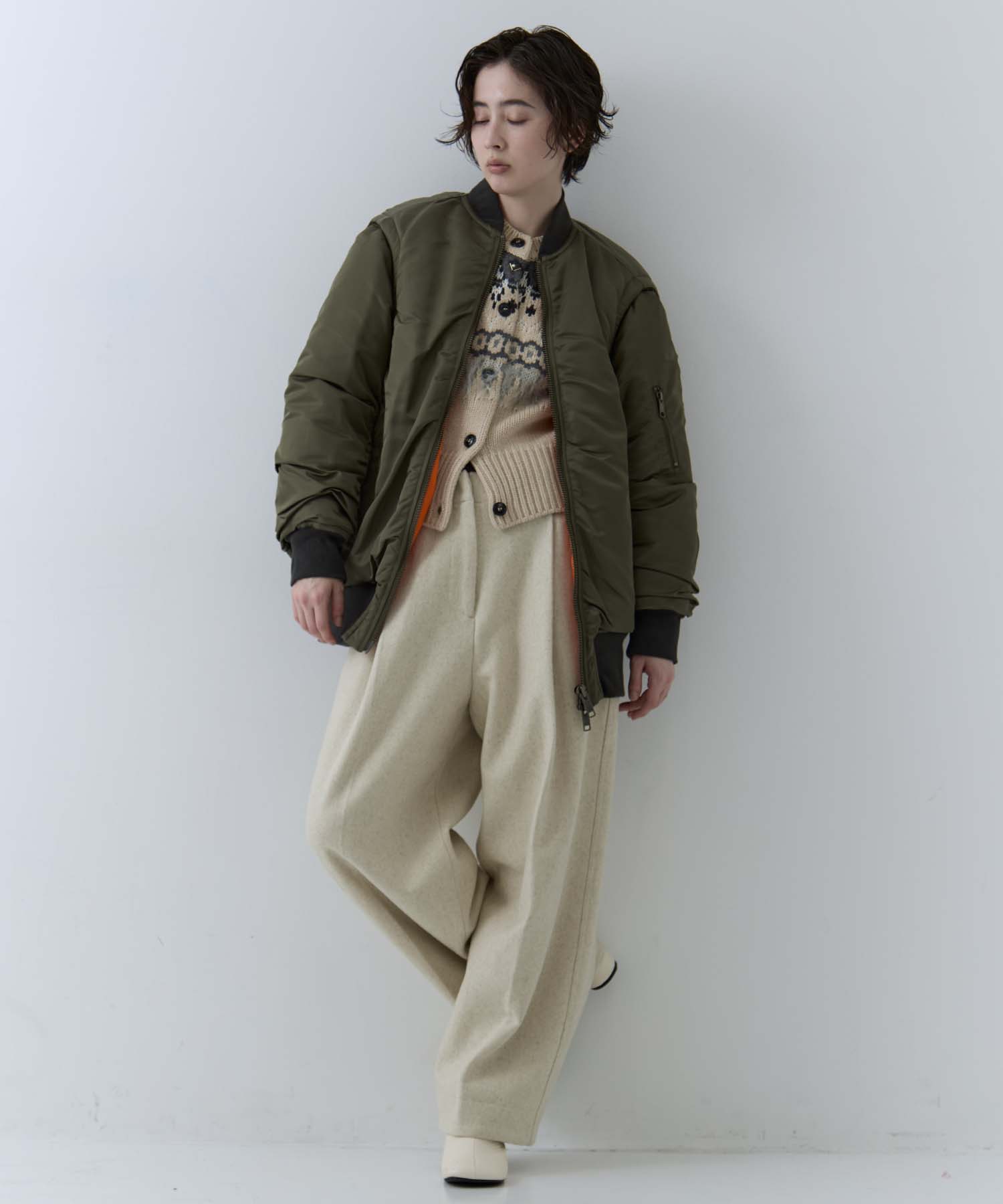 別注】Wool Painter Pants(36 ECRU): TODAYFUL: WOMENS｜ STUDIOUS