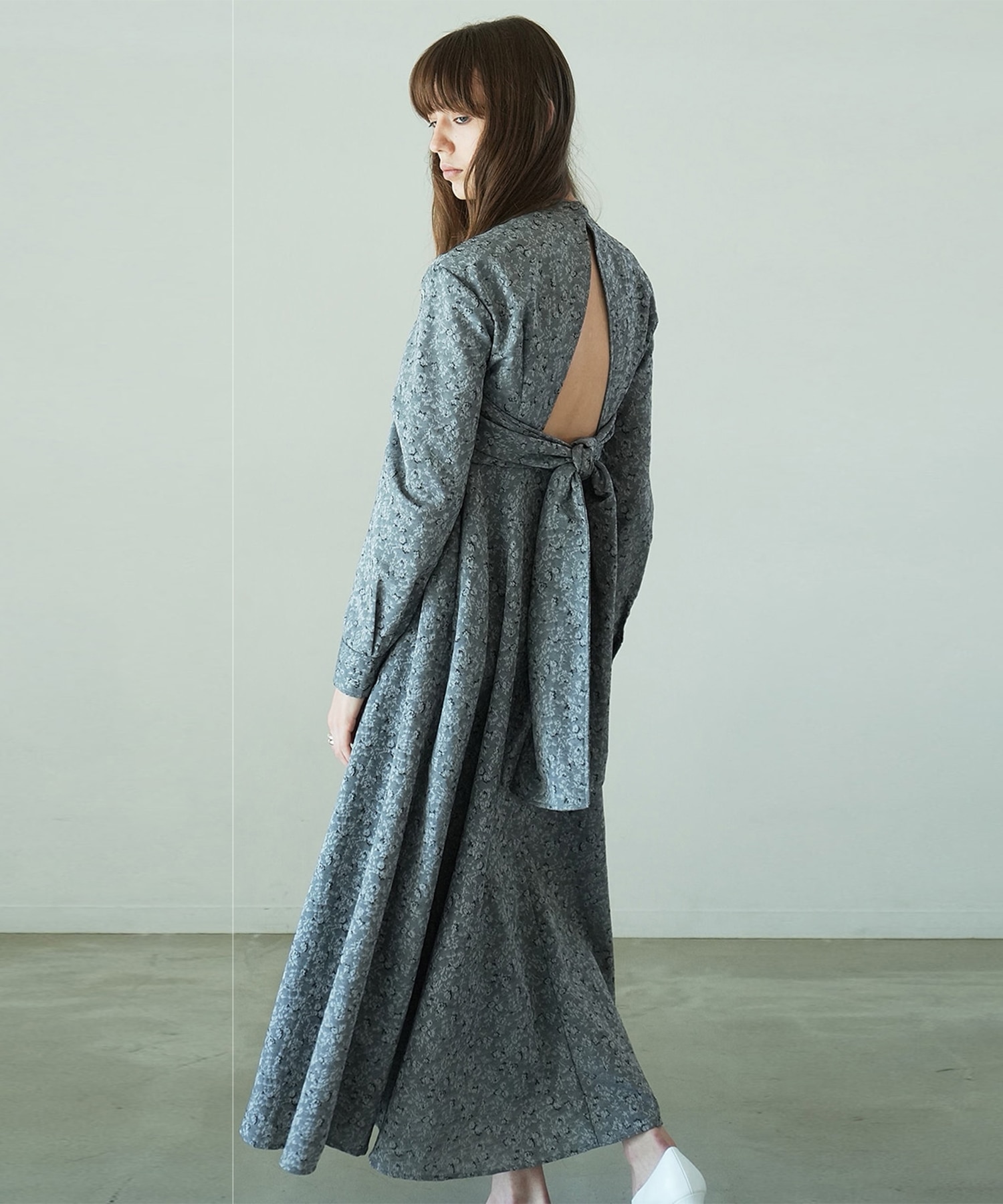 2WAY JAQUARD ONEPIECE(1 GREY): CLANE: WOMENS｜ STUDIOUS ONLINE公式