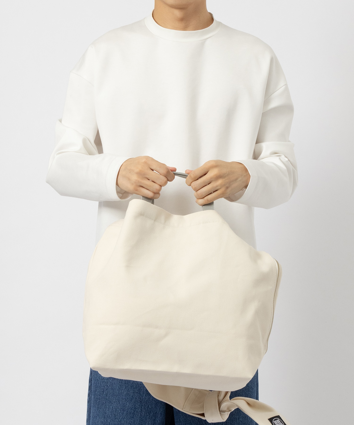 JP/帆布タスキショルダー2番(FREE IVORY): YOROZU: MENS｜ STUDIOUS