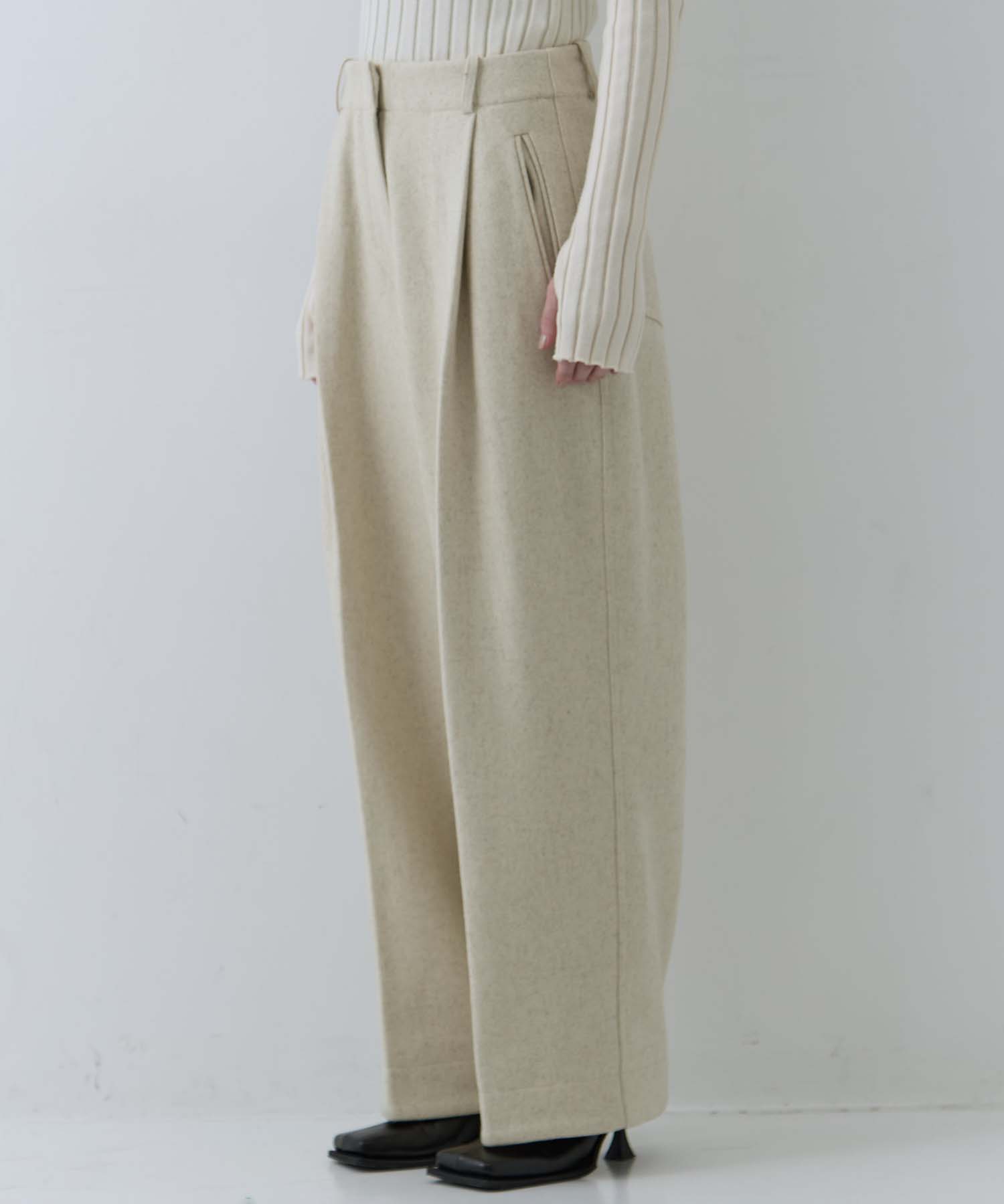 別注】Wool Painter Pants(36 ECRU): TODAYFUL: WOMENS｜ STUDIOUS