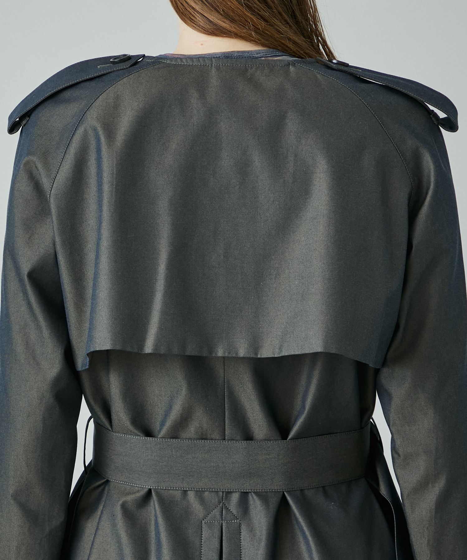 ノーカラートレンチコート｜STUDIOUS