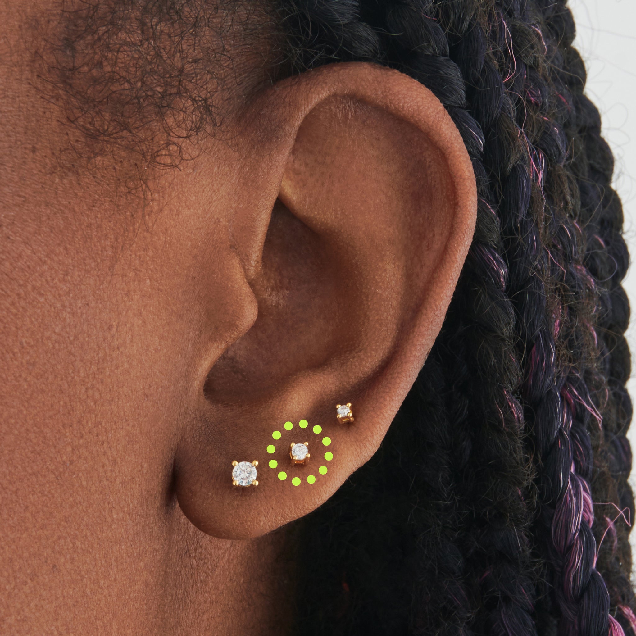 Small CZ Stud – Studs