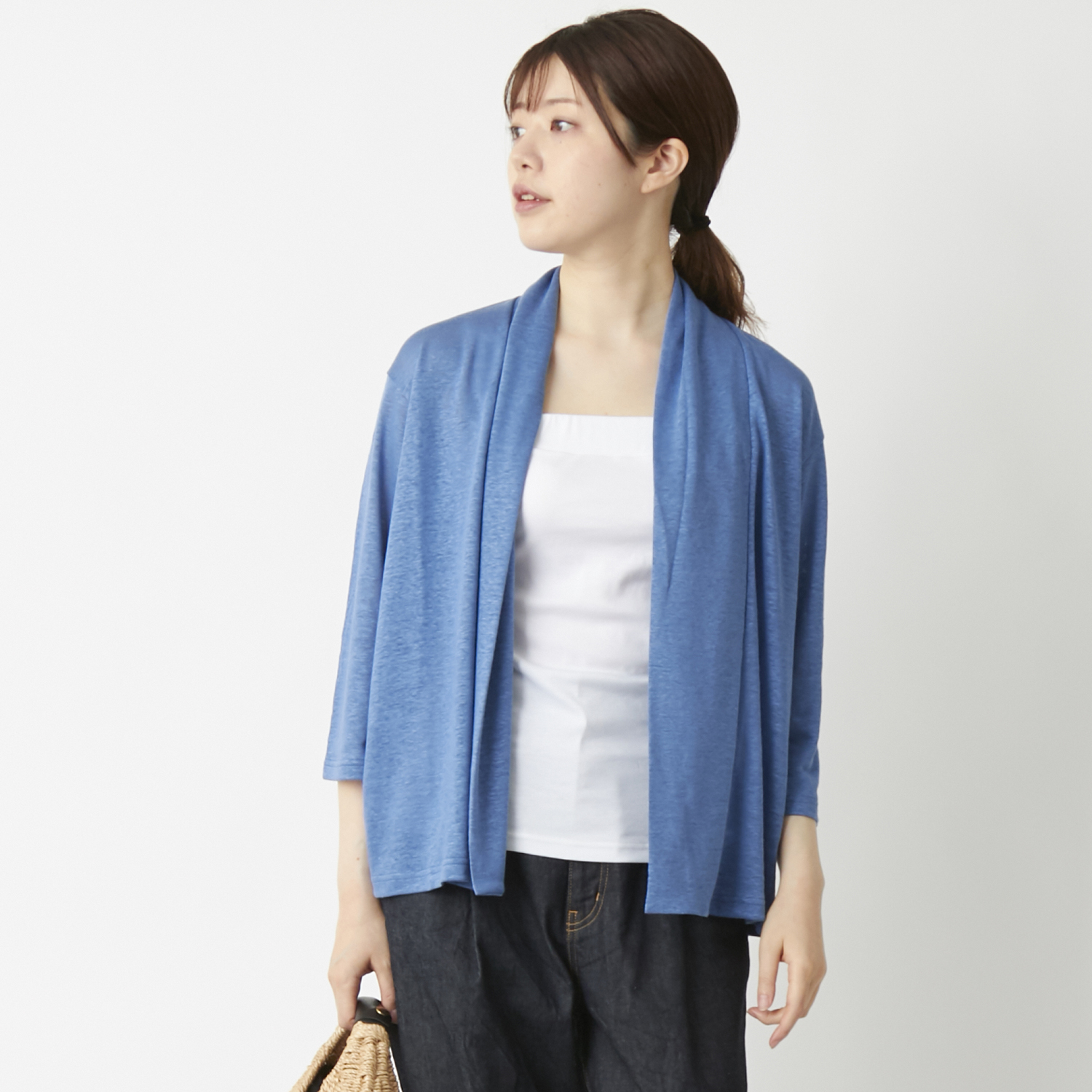 コリンボ ショールカラースウェットカーディガン コリンボ