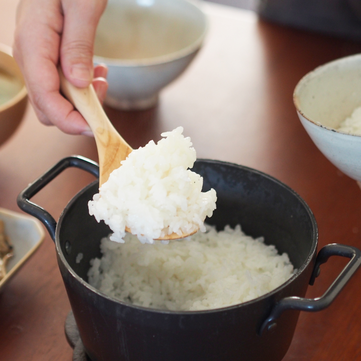 松田美智子の自在道具/鉄の小さなごはん鍋 -1合のご飯が5分で炊ける