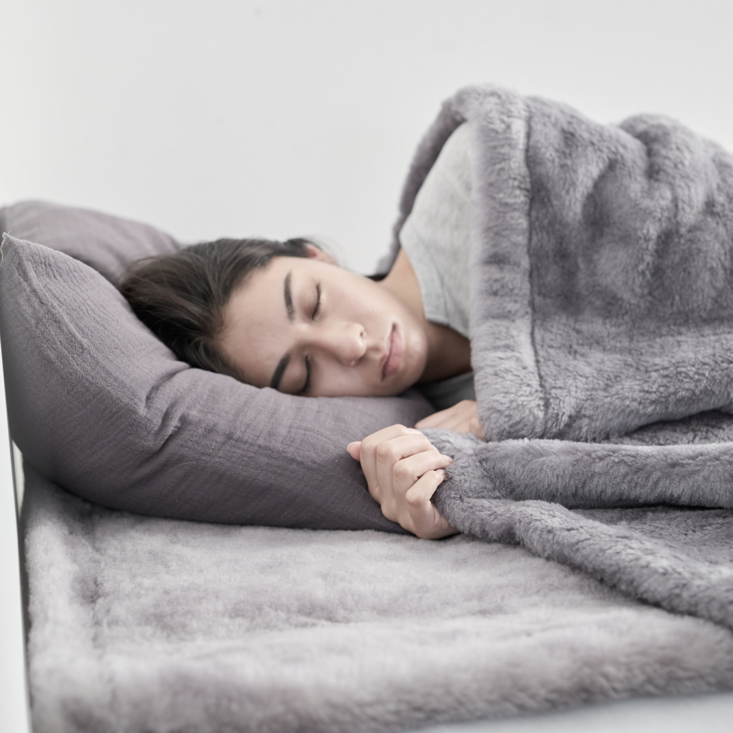 LOOM＆SPOOL/SERENEウォッシャブルウール ニューマイヤー毛布 シングル