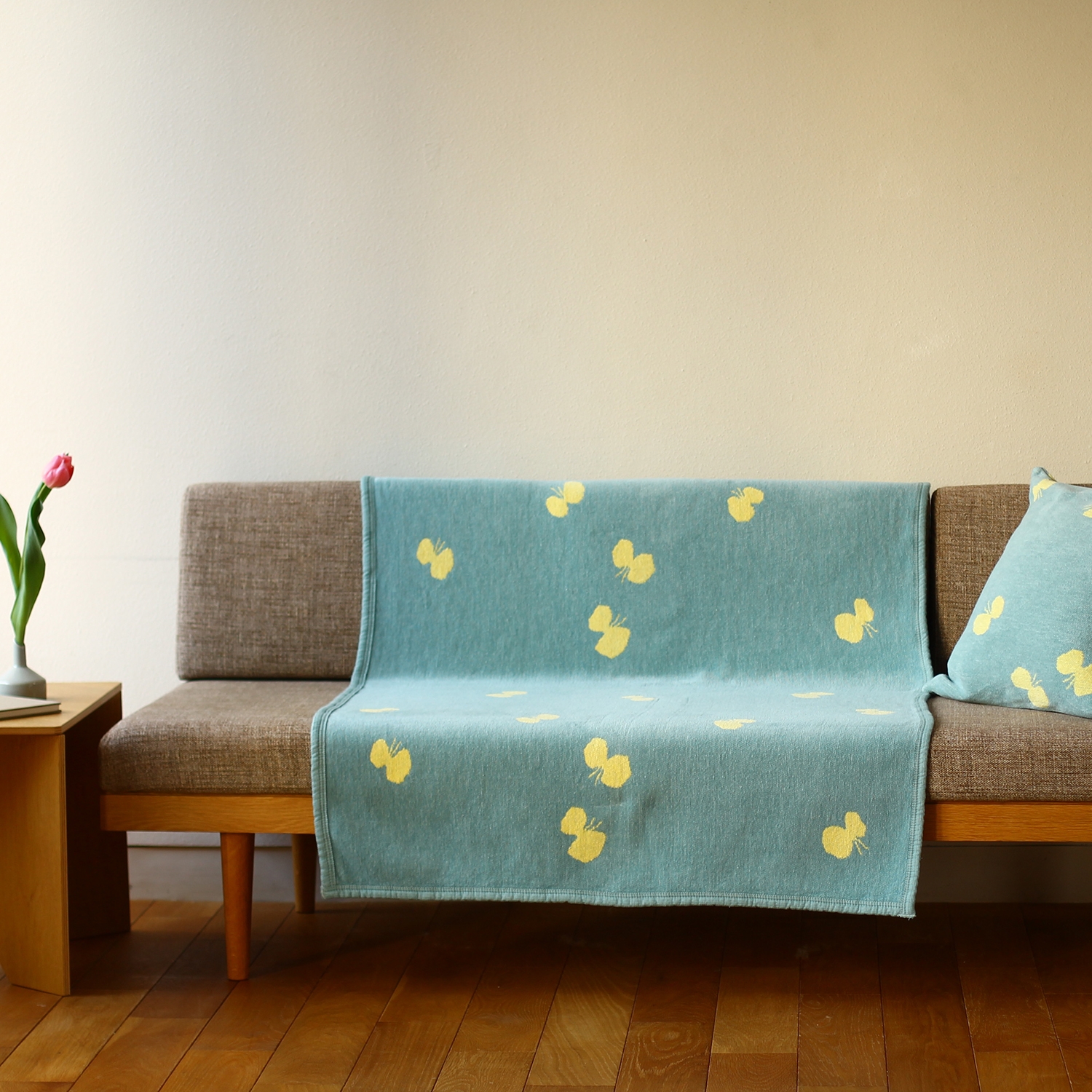 KLIPPAN/mina perhonen シュニールコットン ハーフブランケット