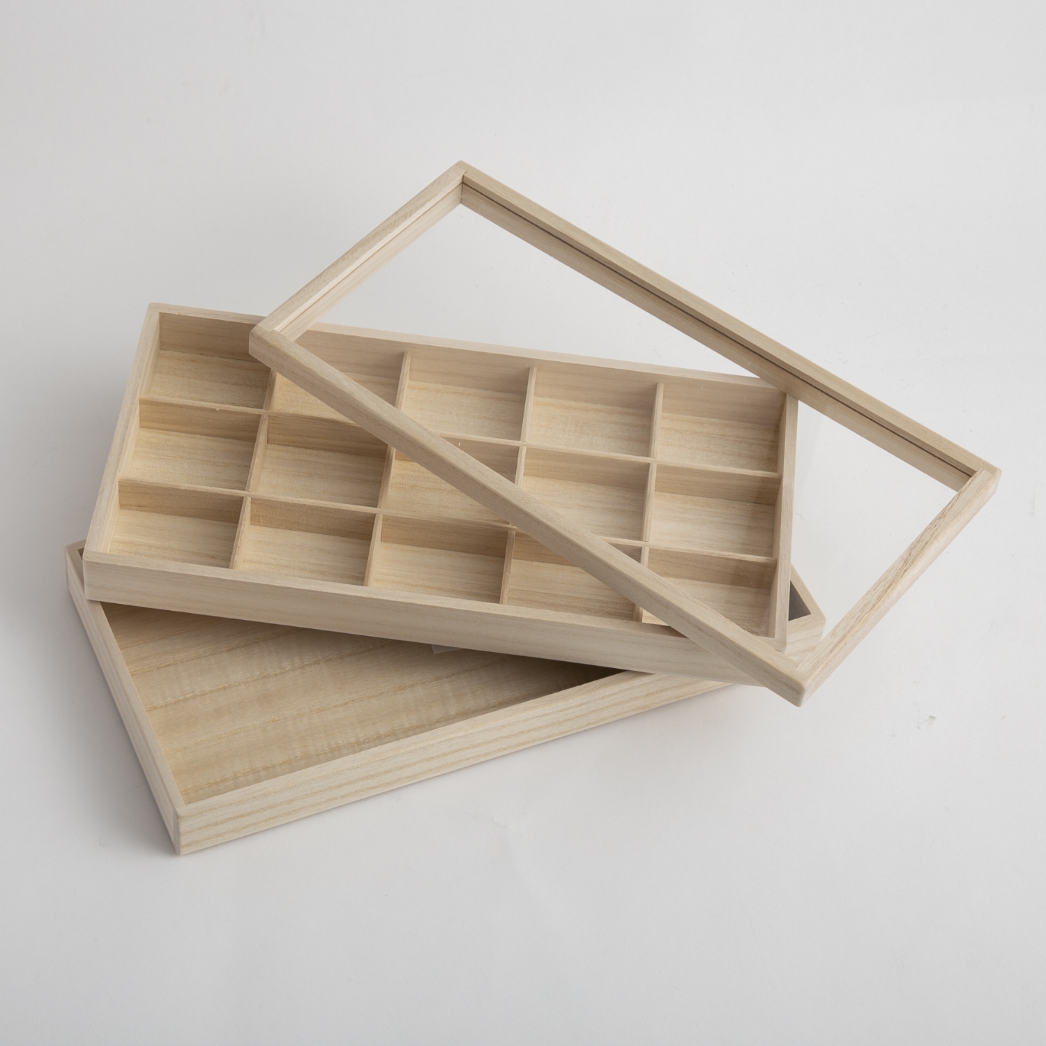 増田桐箱店/トレー フリー（桐小物引き出し対応） -単品でも引き出しに