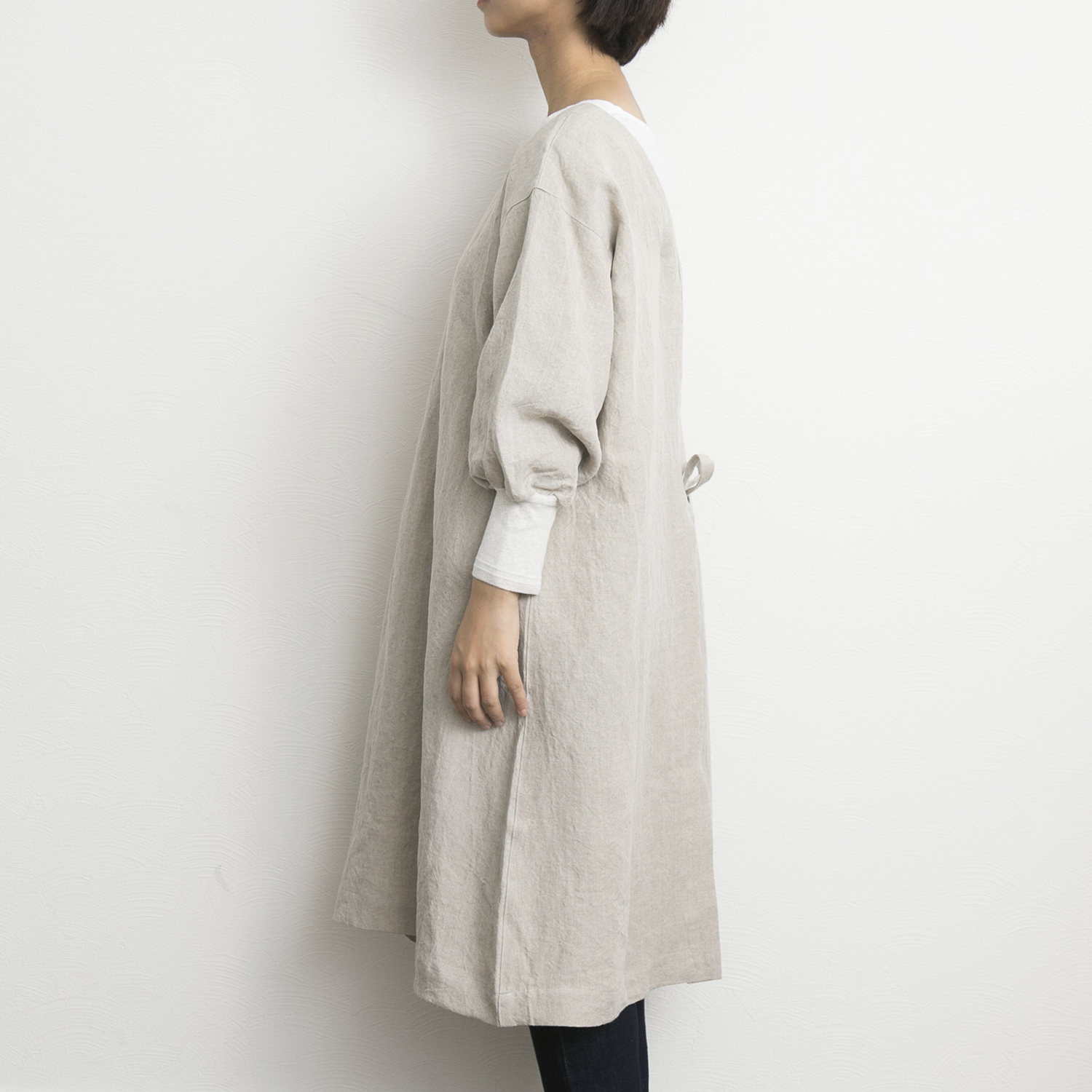 kapoc/割烹着 vintage long -【当店限定】コートにもなるふっくら