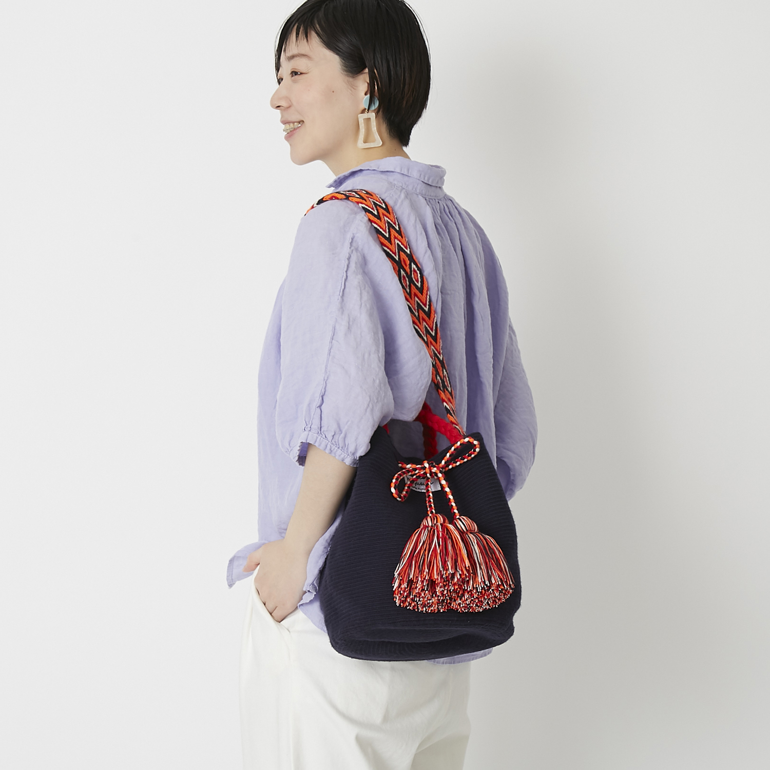 Wayuula/ワユーバッグ ソロ L -ワユー族の女性たちがひと月かけて