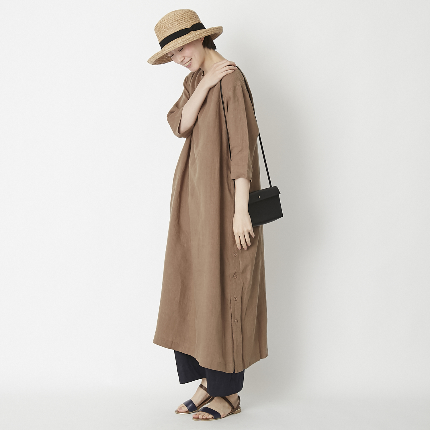 ISHIDASEIBOU/洗えるラフィアのセーラーハット -涼しくかぶれて