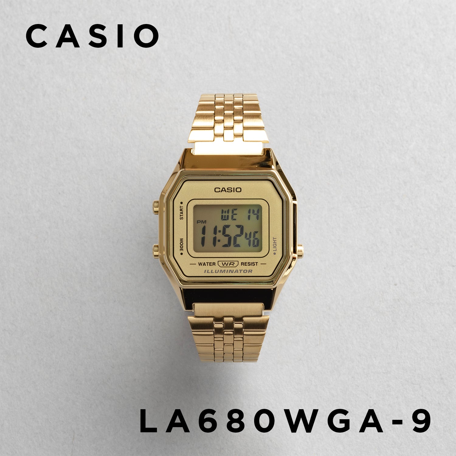 CASIO カシオ LA680WA レディース 腕時計 日常生活用防水 10年保証