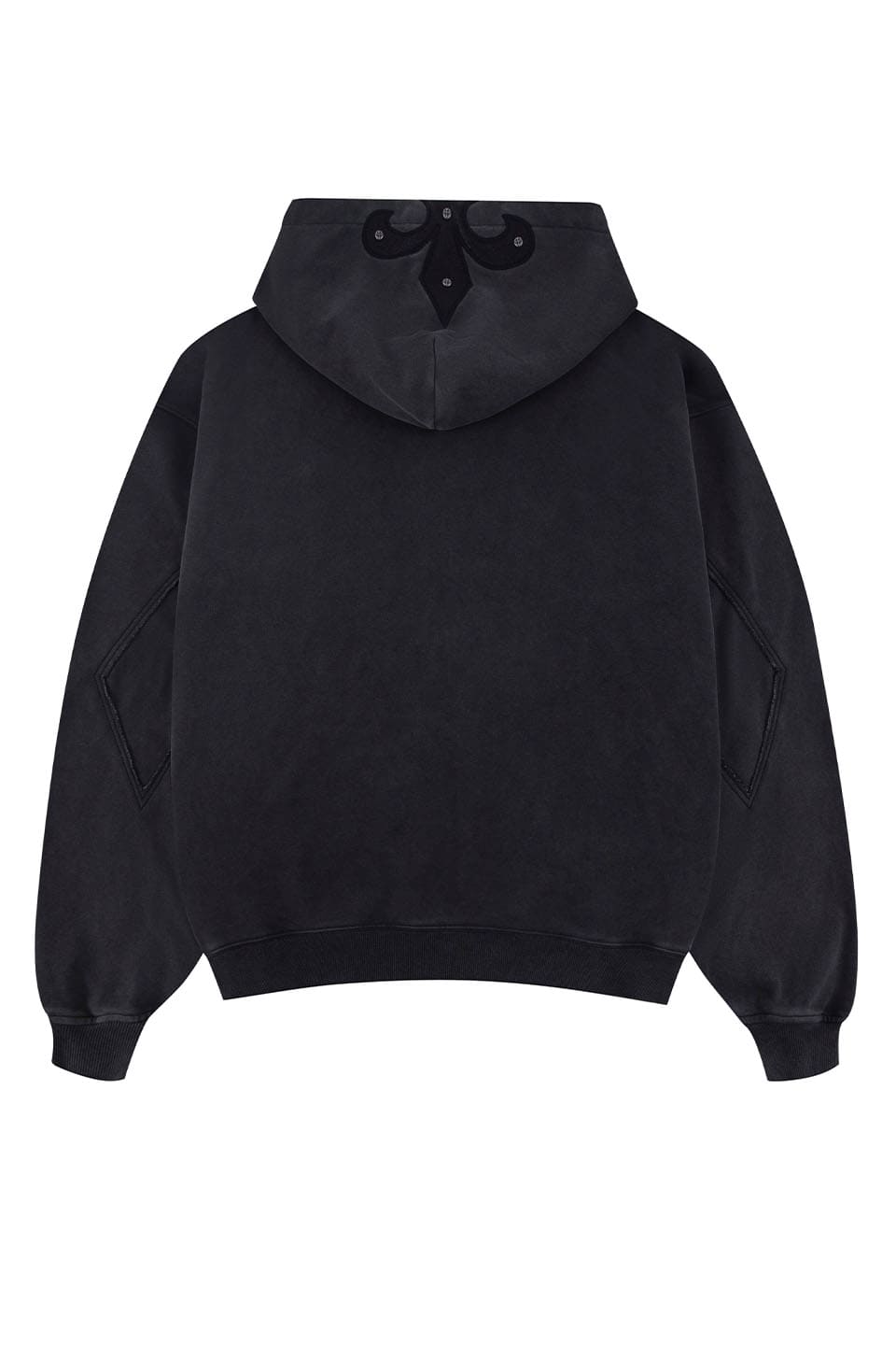 Fleur Leather Patch Zip Hoodie｜SUPPLIER｜フーディー
