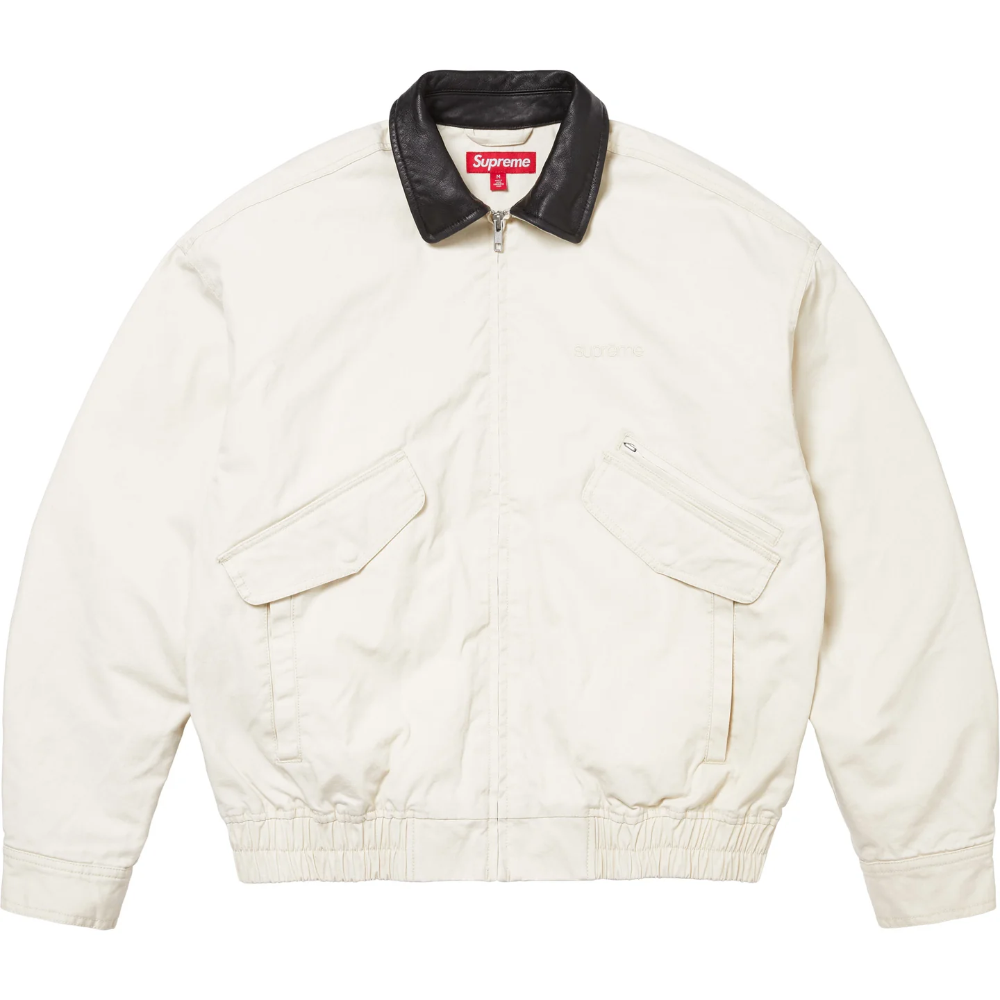 Leather Collar Utility Jacket | Supreme 24fw