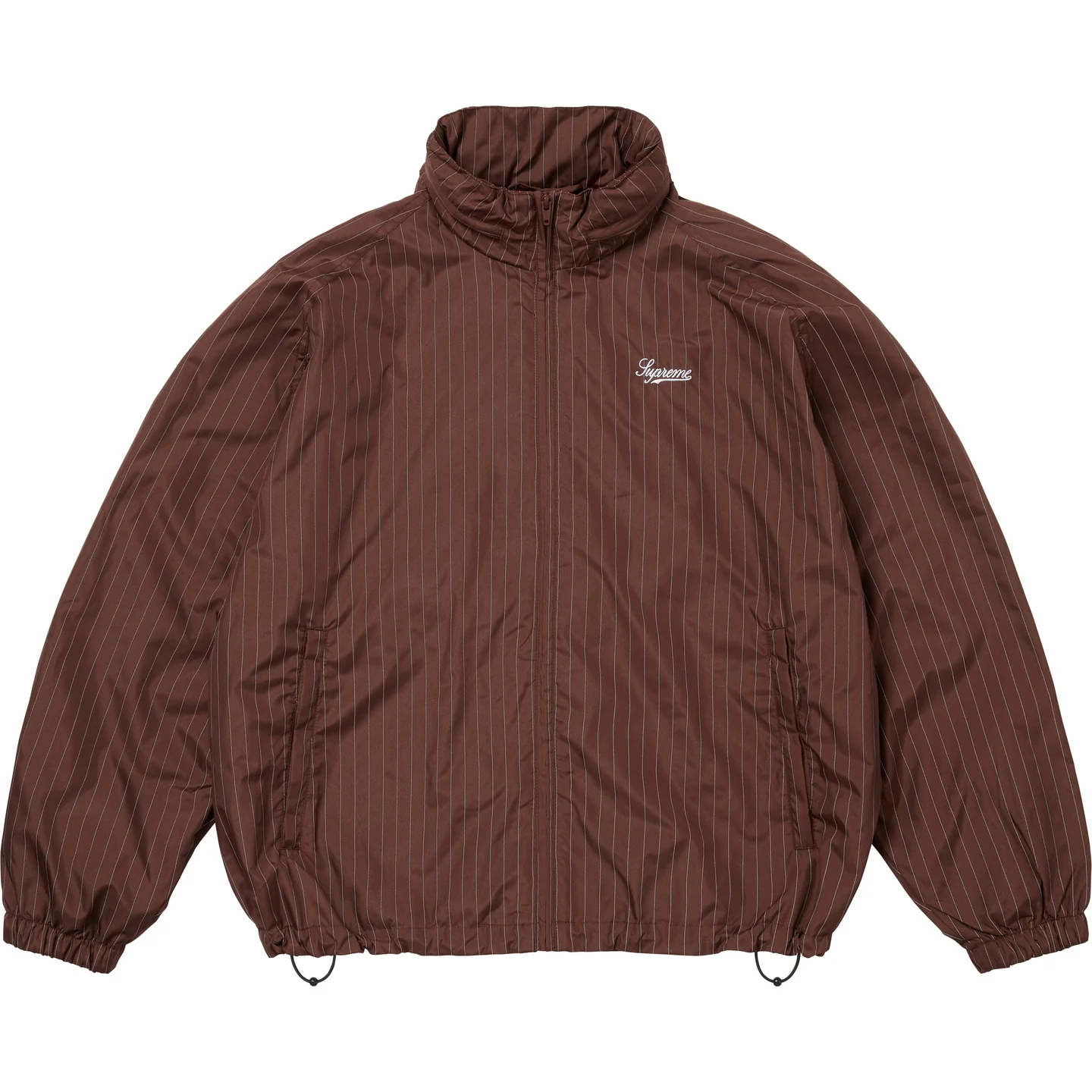 Reflective Pinstripe Track Jacket | Supreme 24fw