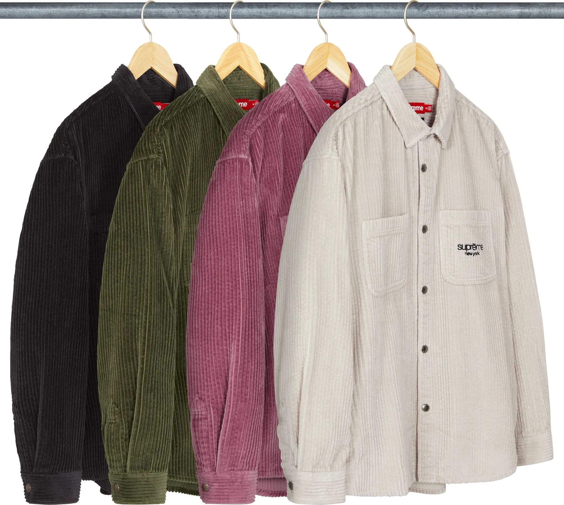 Wide Wale Corduroy Snap Shirt | Supreme 24fw