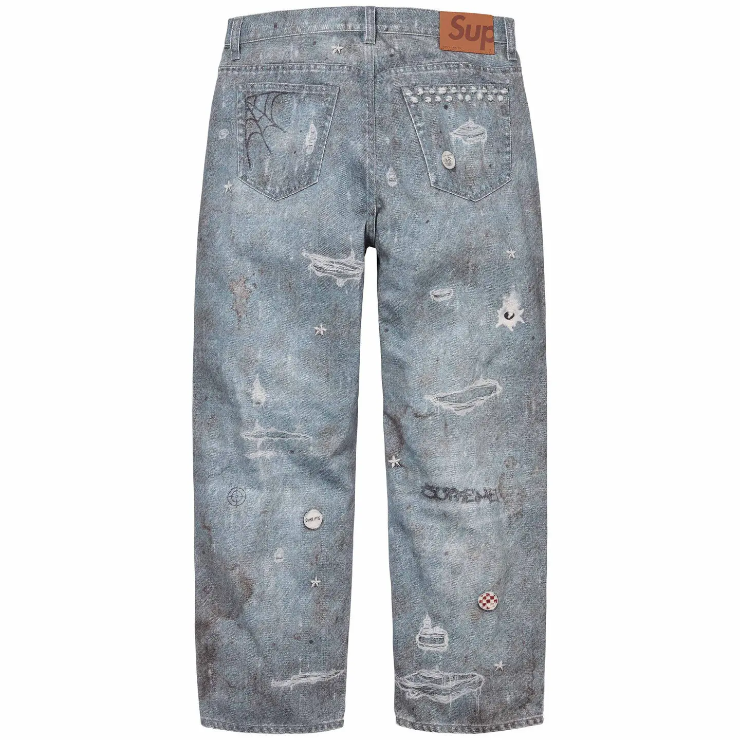 HJR Trompe L'oeil Loose Fit Jean | Supreme 24fw
