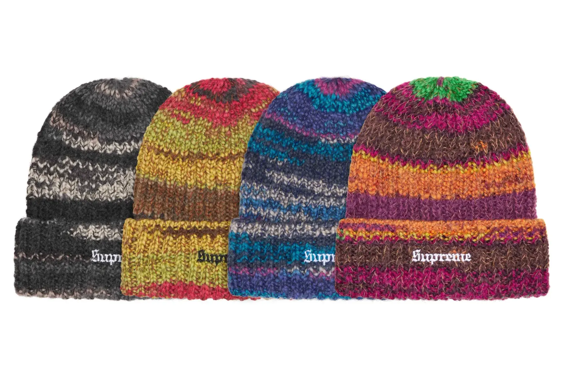 Space Dye Stripe Beanie | Supreme 24fw