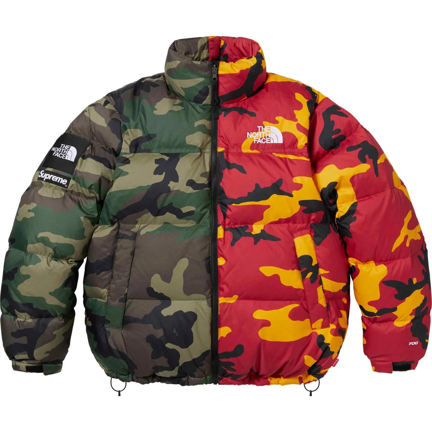 Supreme®/The North Face® Split Nuptse Jacket | Supreme 24ss