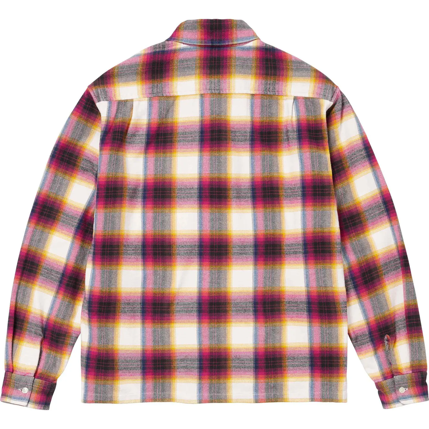 Shadow Plaid Flannel Zip Up Shirt | Supreme 24ss