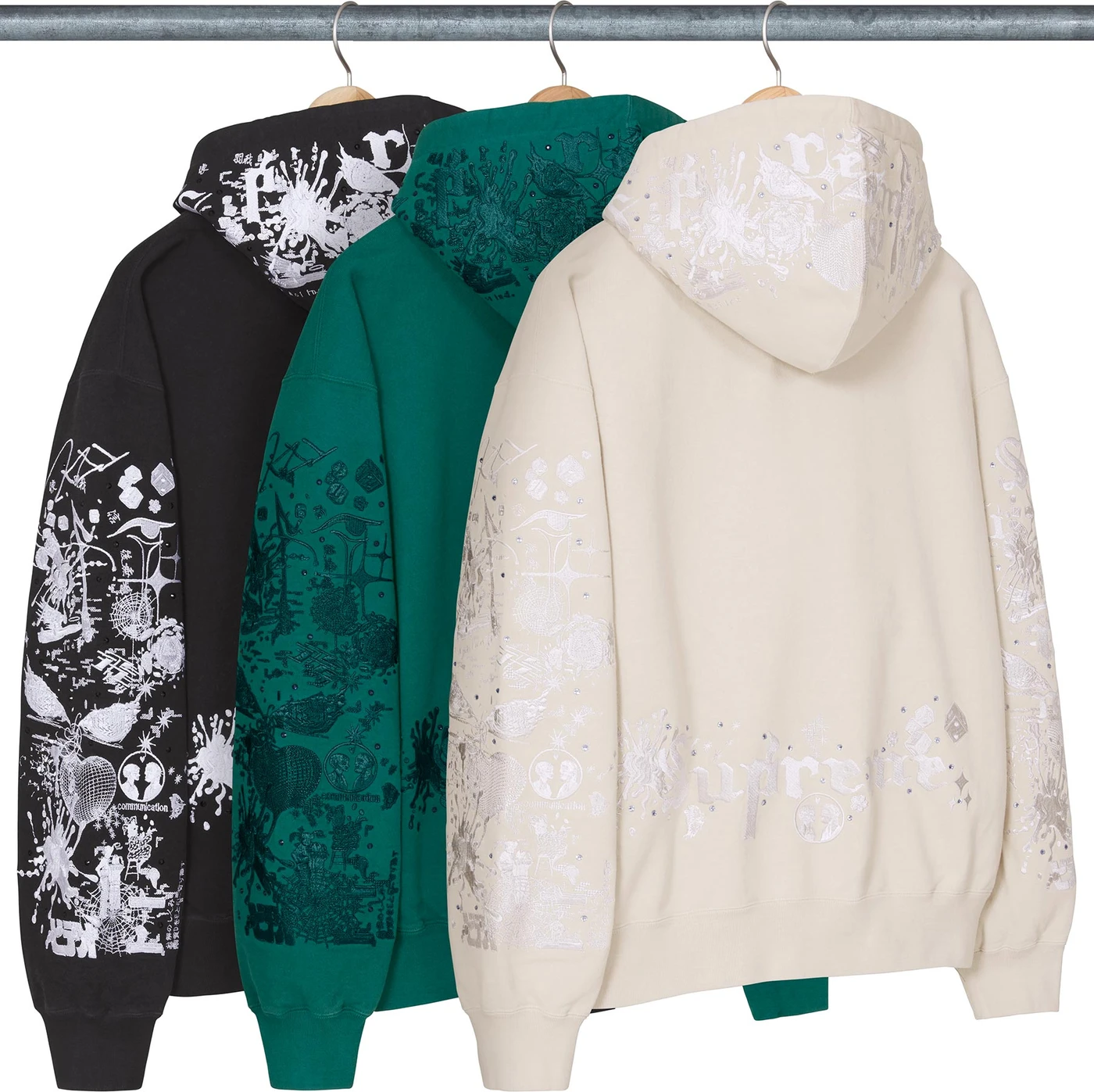 AOI Zip Up Hooded Sweatshirt | Supreme 24ss