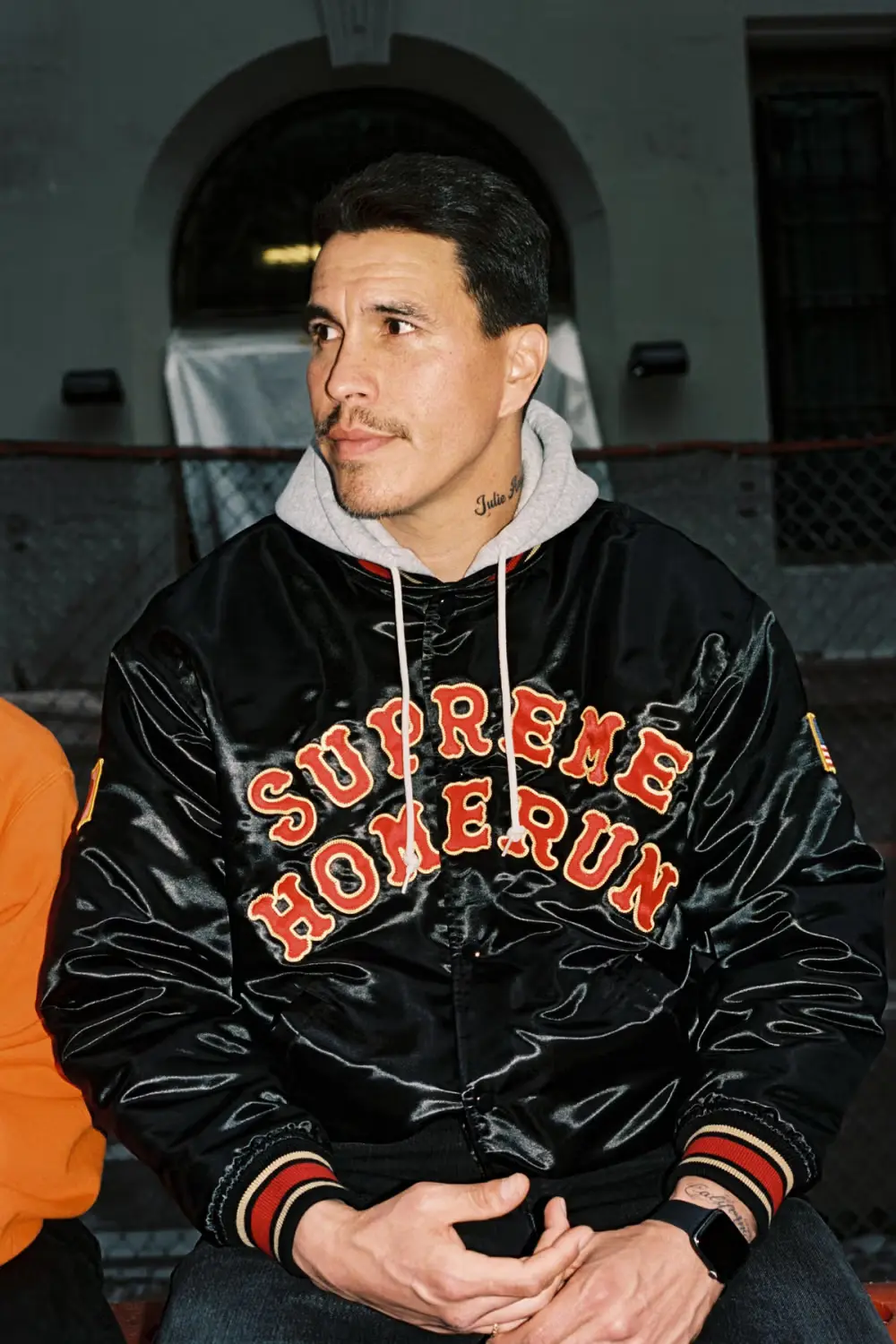 Supreme®/Homerun Satin Hooded Varsity Jacket | Supreme 25ss