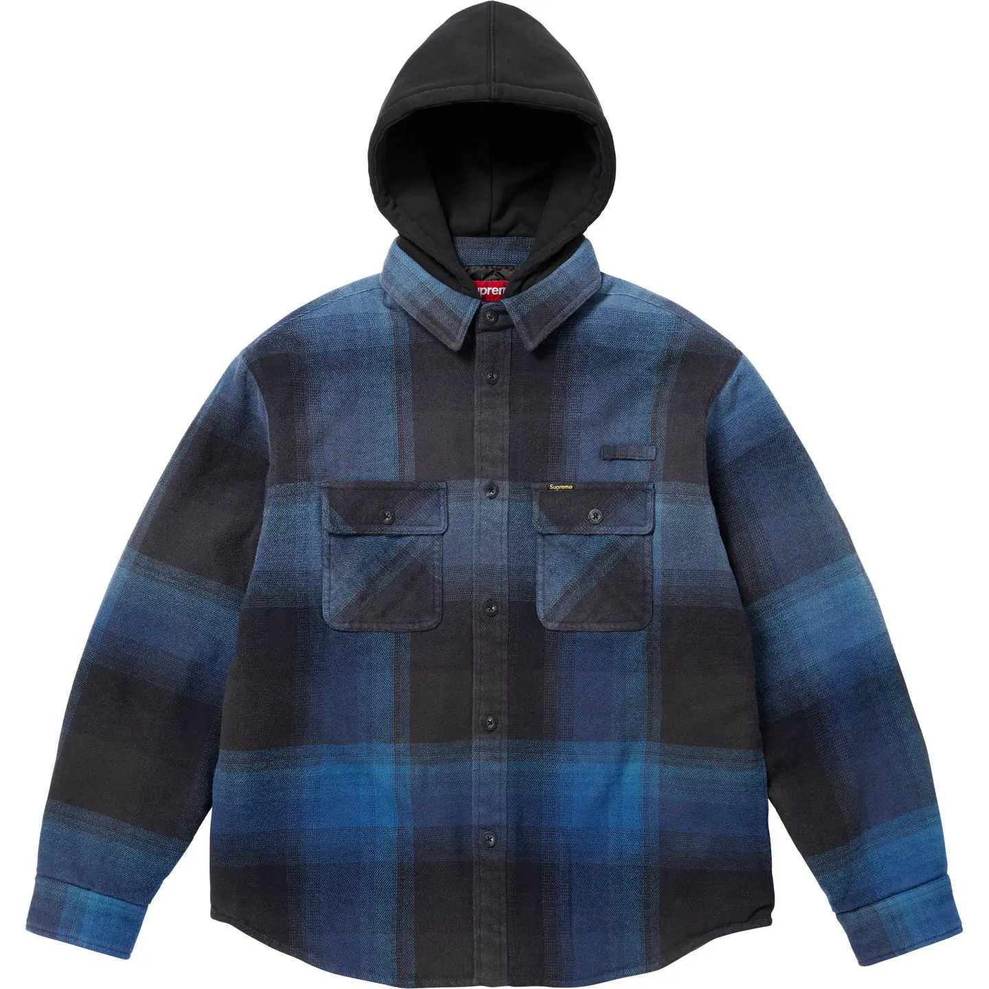 Quilted Lined Hooded Flannel Shirt | Supreme 25ss