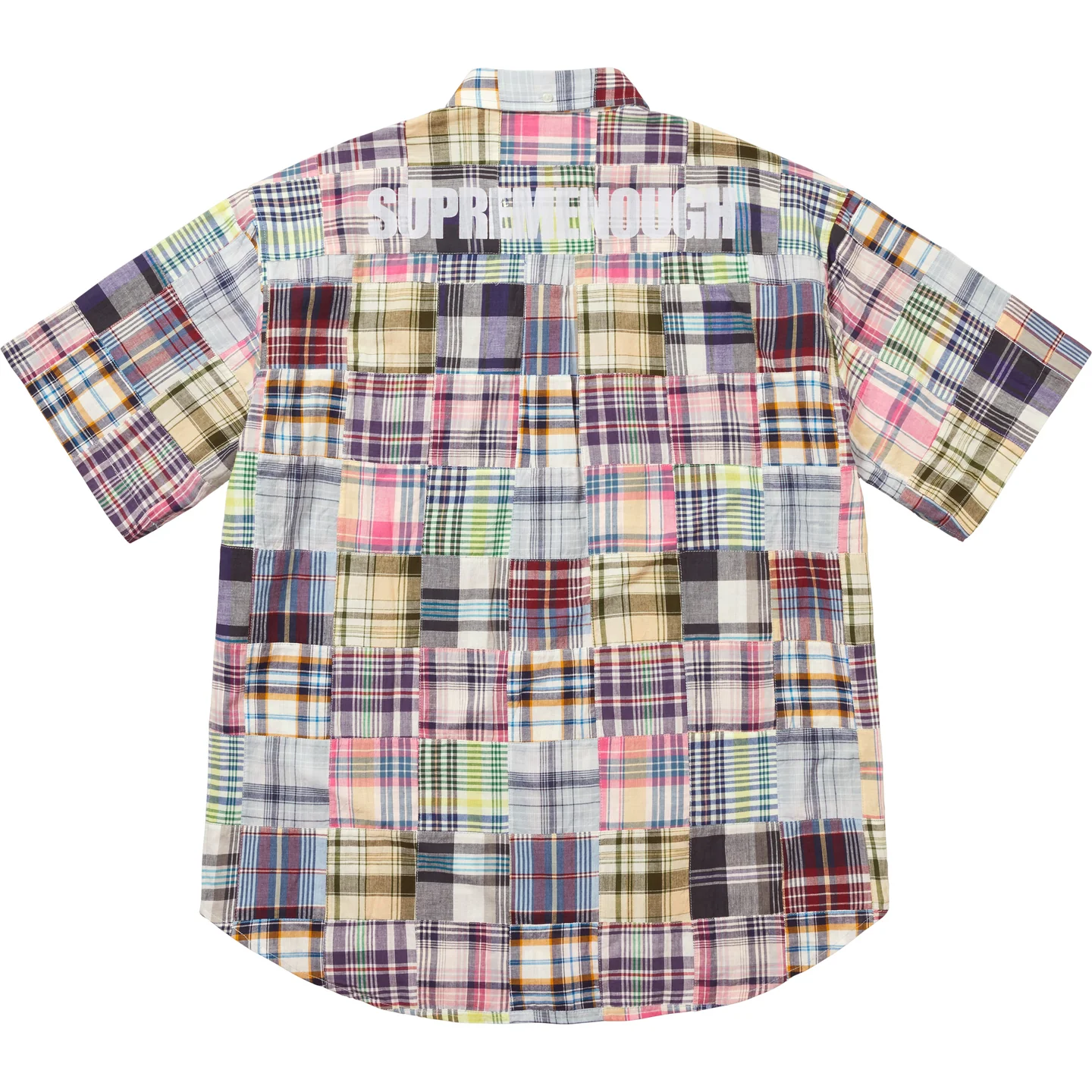Supreme®/GOODENOUGH Patchwork Madras S/S Shirt | Supreme 25ss