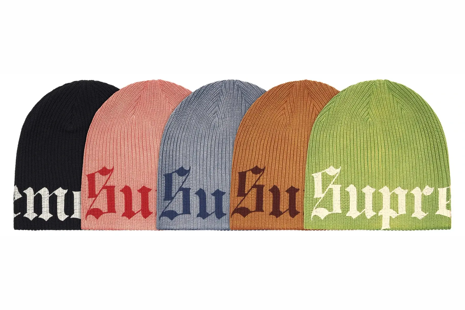 Old English Printed Beanie | Supreme 25ss