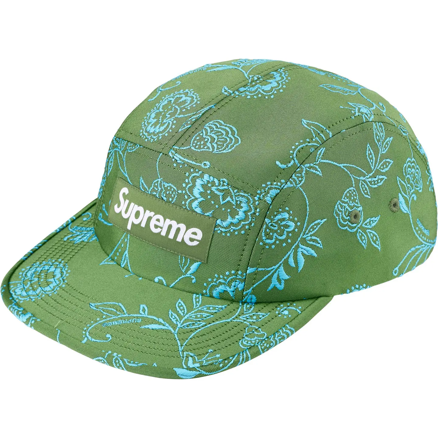 Floral Jacquard Camp Cap | Supreme 25ss