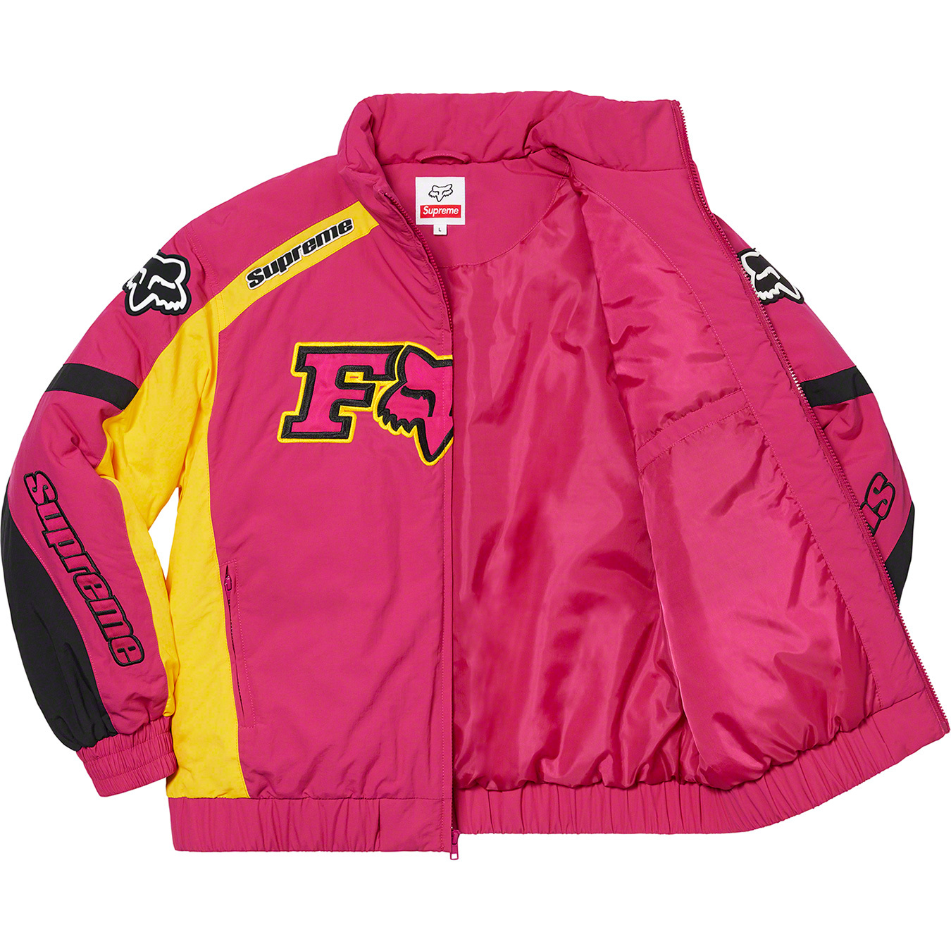 Supreme®/Fox® Racing Puffy Jacket | Supreme 20fw