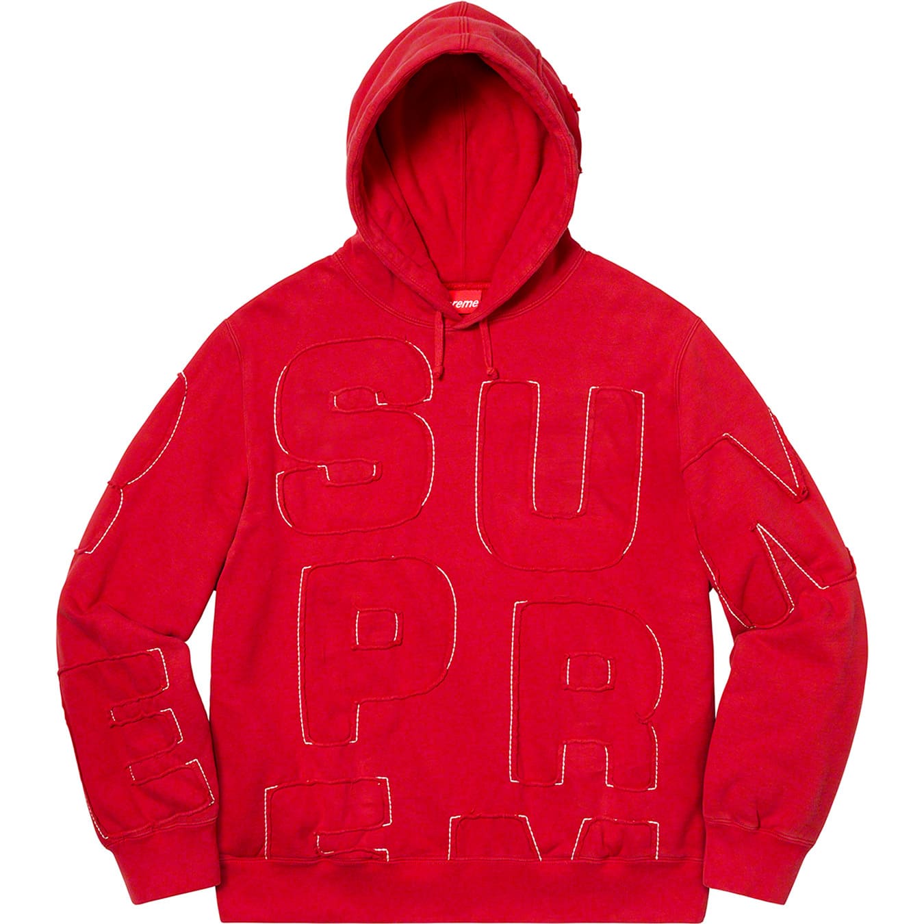 Cutout Letters Hooded Sweatshirt | Supreme 20ss