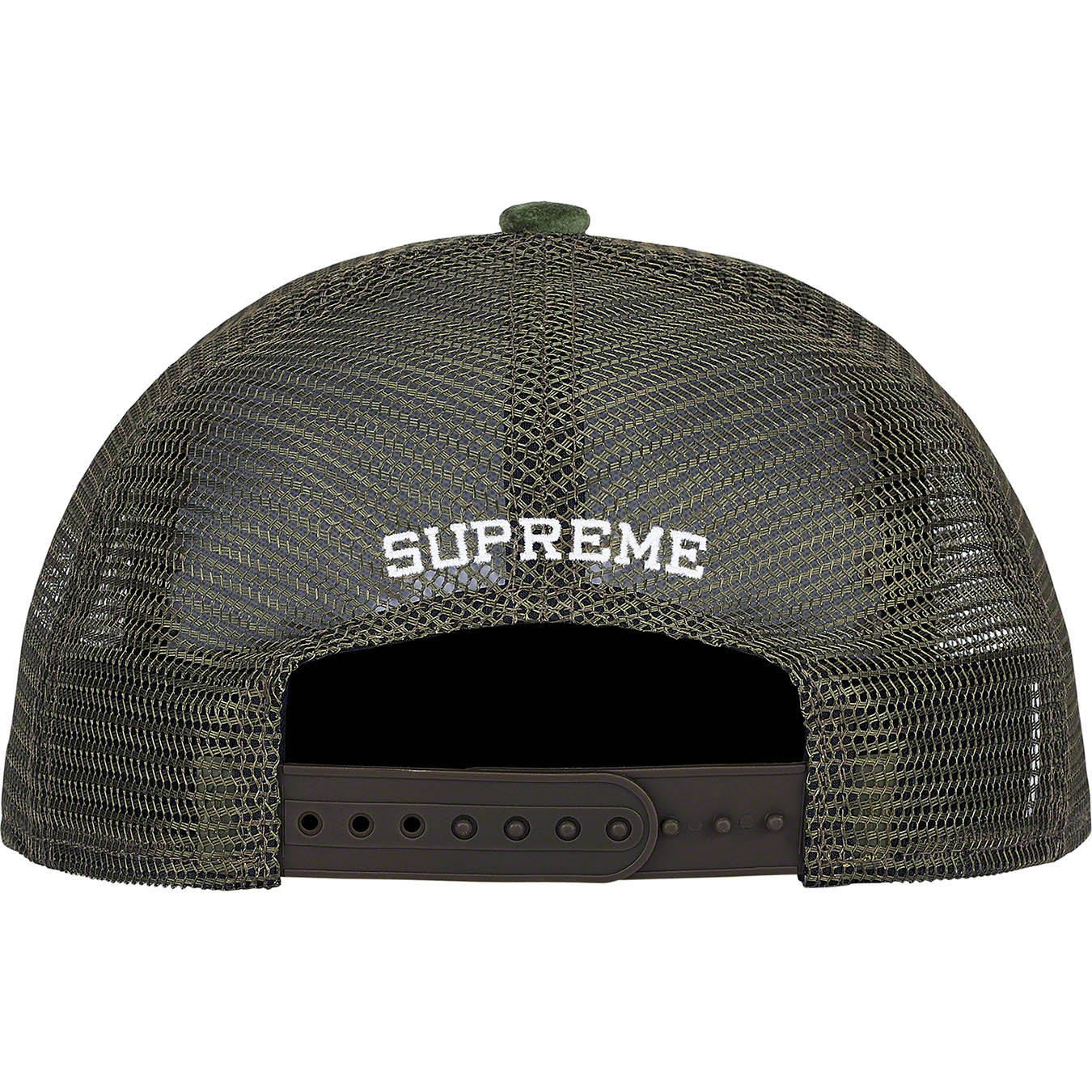Studded Velvet Mesh Back 5-Panel | Supreme 21fw