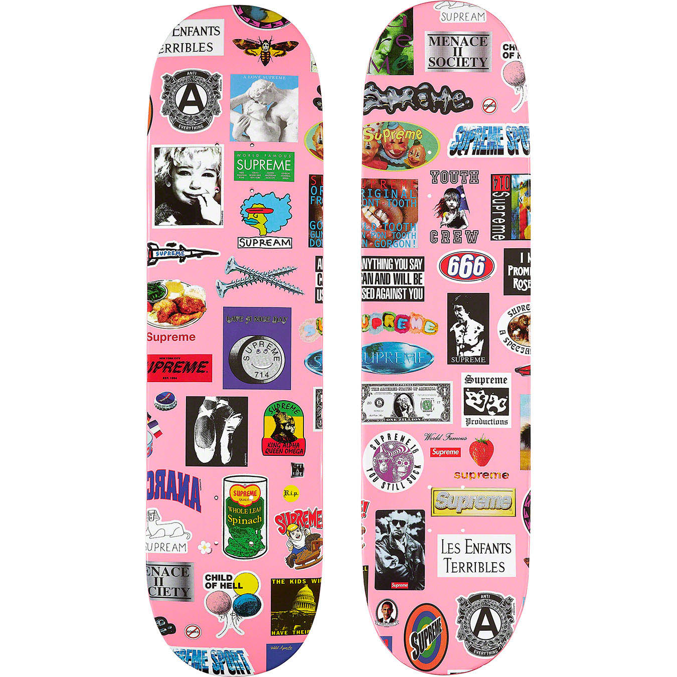 Stickers Skateboard | Supreme 21ss