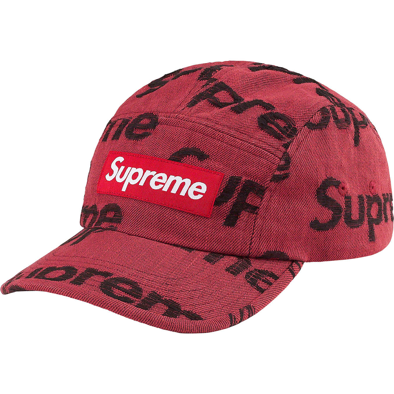 Frayed Logos Denim Camp Cap | Supreme 21ss