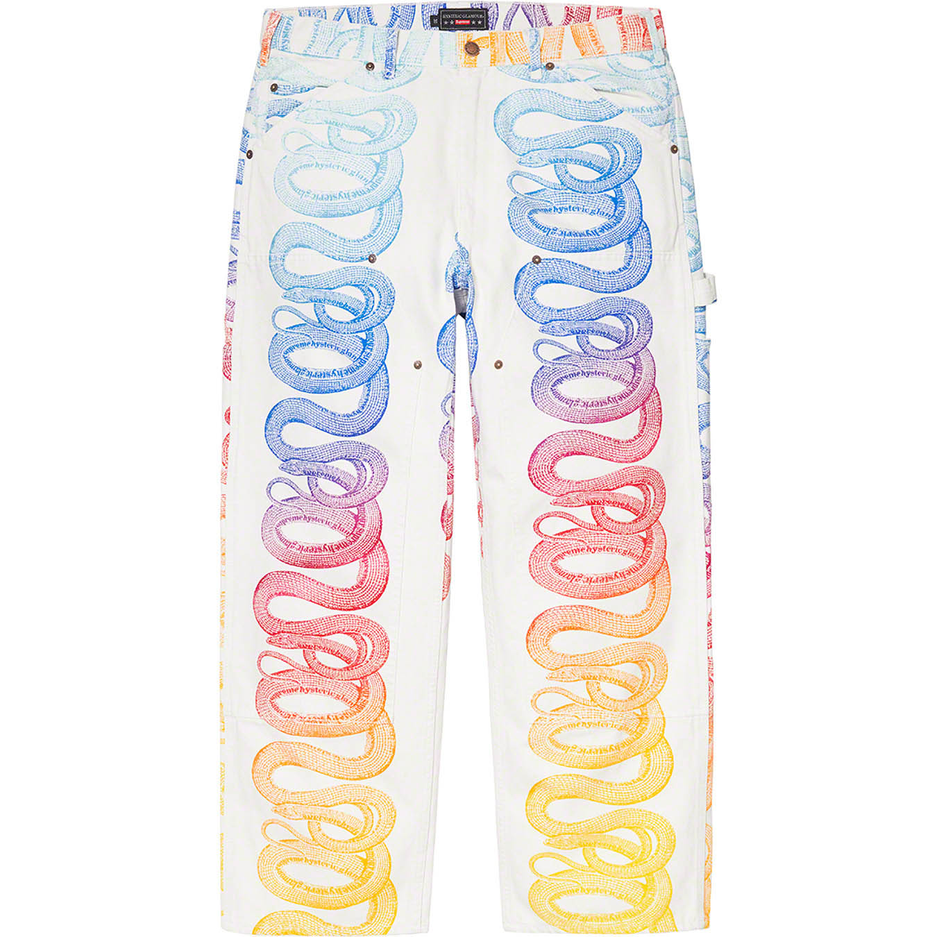 Supreme®/HYSTERIC GLAMOUR Snake Double Knee Denim Painter Pant