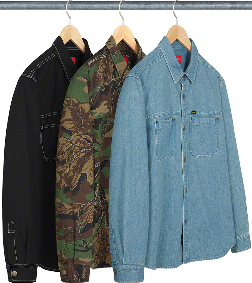 Snap Work Shirt | Supreme 22fw