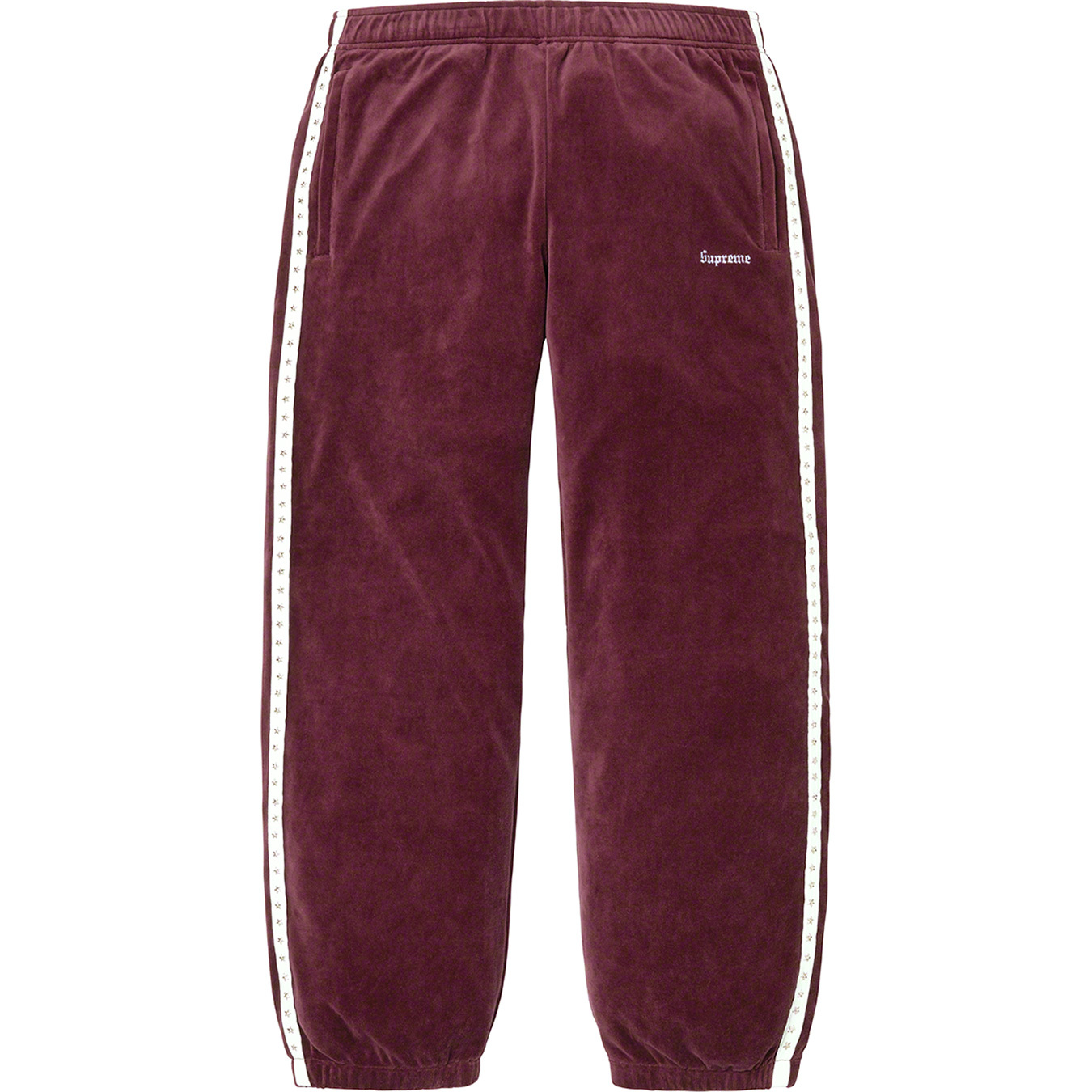 Studded Velour Track Pant | Supreme 22fw