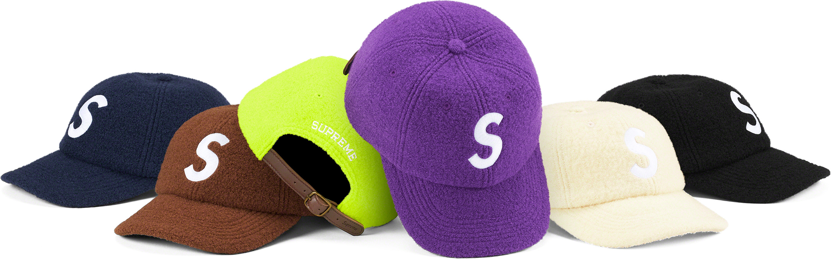Boiled Wool S Logo 6-Panel | Supreme 22fw