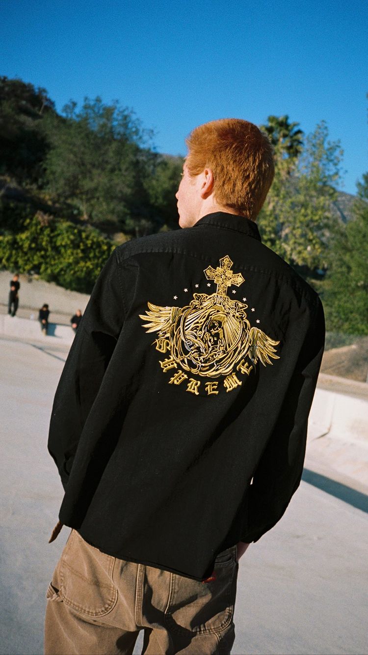 Supreme Mary Work Shirt ブラック Lサイズ