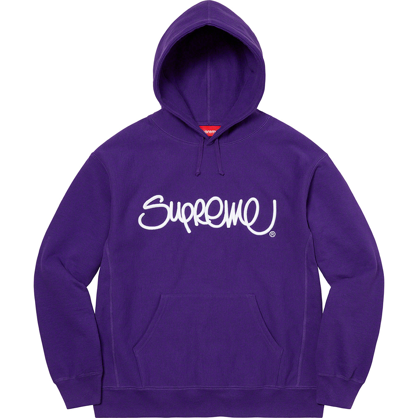 Raised Handstyle Hooded Sweatshirt | Supreme 22ss