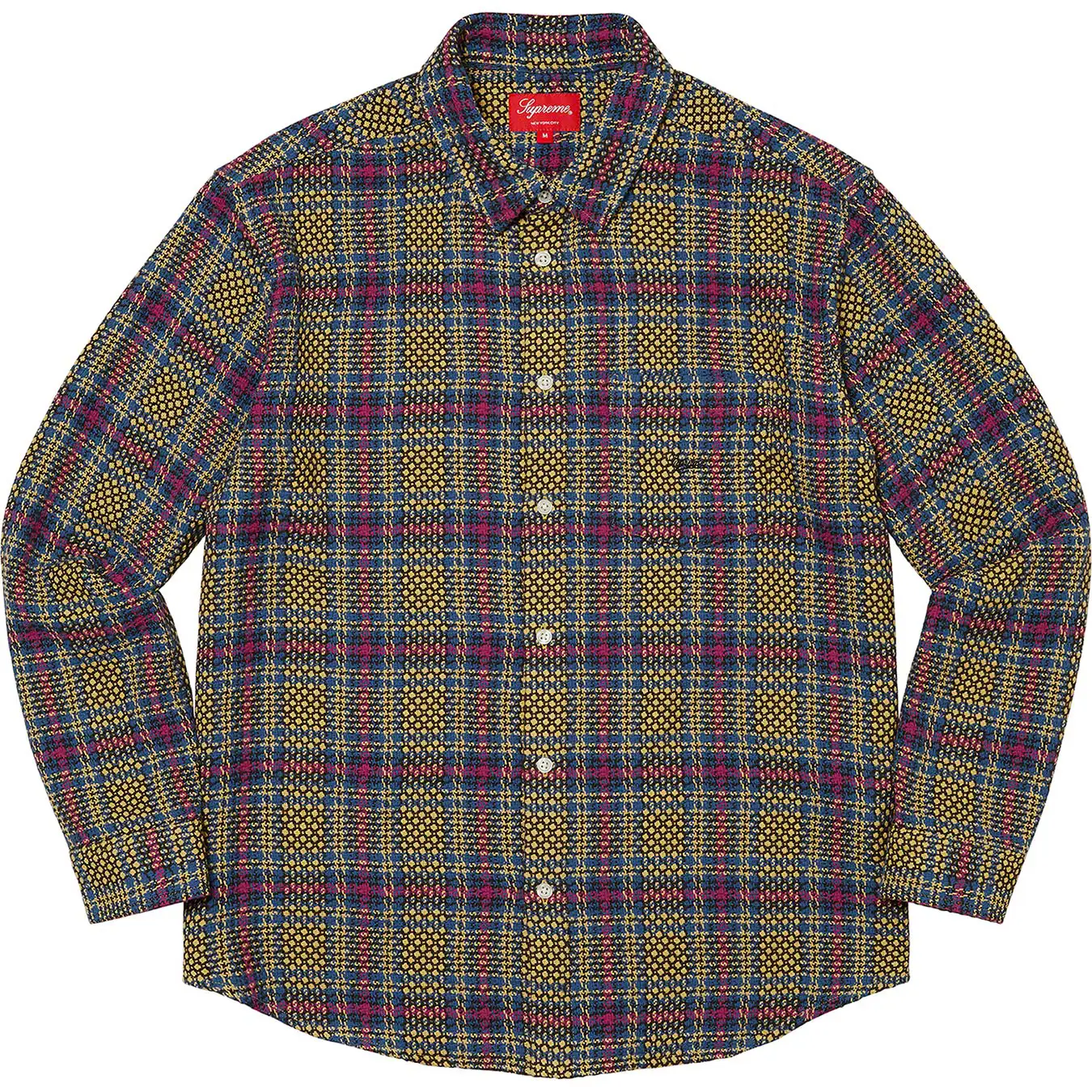 Basket Weave Plaid Shirt | Supreme 23ss
