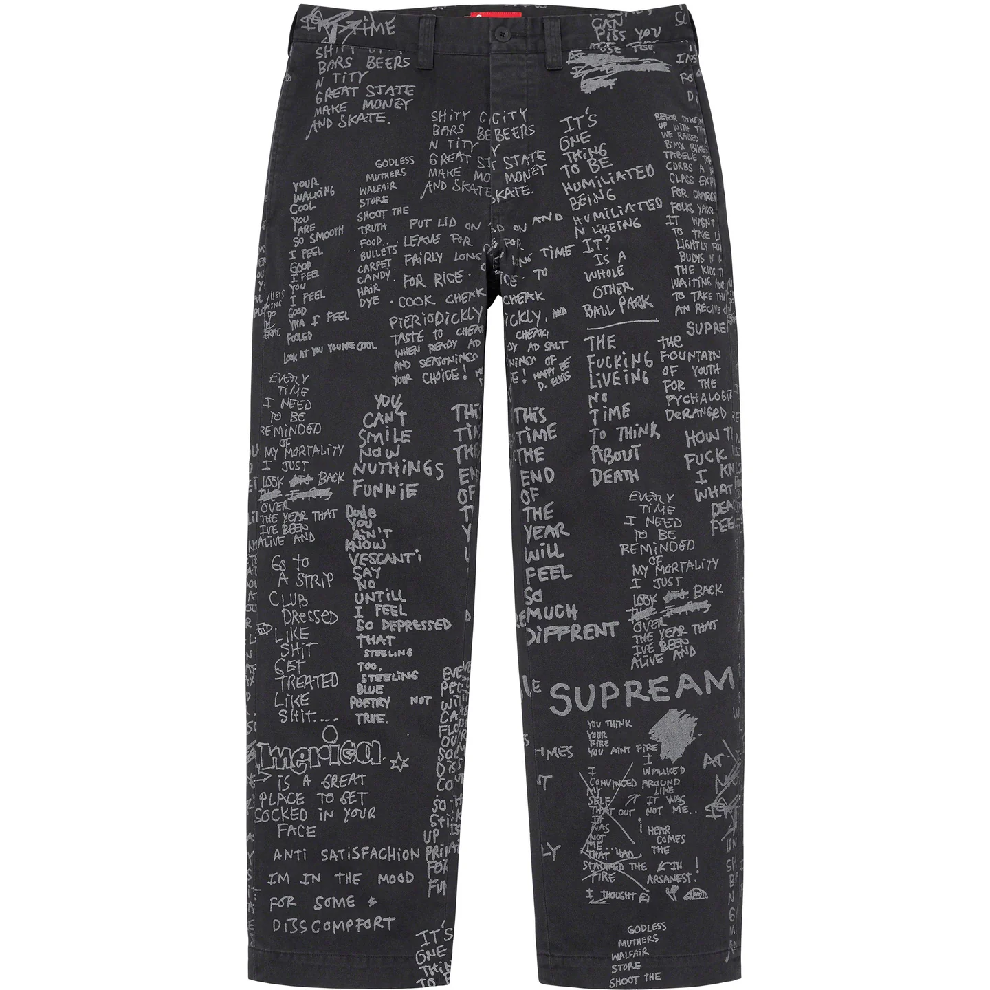 Gonz Poems Chino Pant | Supreme 23ss
