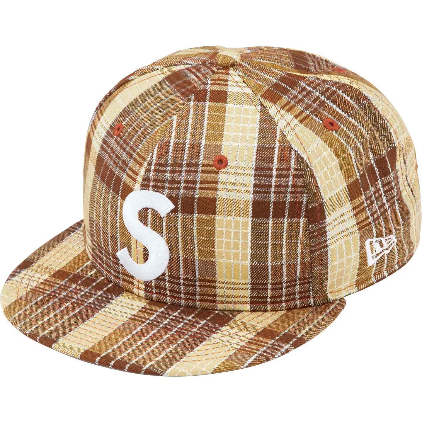 Metallic Plaid S Logo New Era® | Supreme 23ss