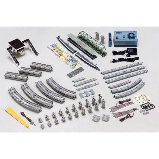 マイプラン DX-PC(F) 常点灯対応パワーユニットと立体交差・待避線駅付