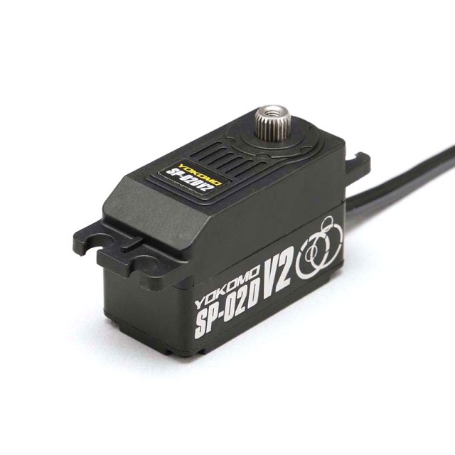 ドリフト用プログラマブルサーボ SP-02DV2 ブラック [SP-02DV2A