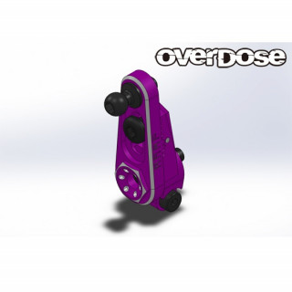 アルミフロントバルクヘッド Type-3(For GALM シリーズ/ パープル