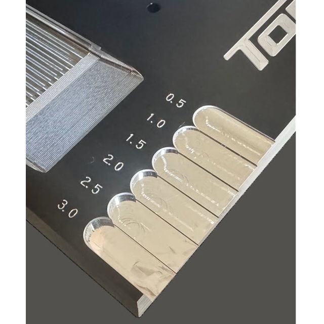 アルミセッティングボード/ブラック TOPLINE X miyaseimitsu 1 [TP-647