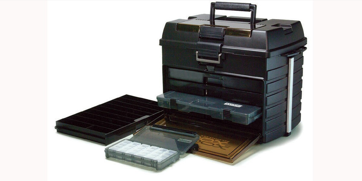 PIT BOX DX (LARGE) BLACK Carry Case [KYOSHO] 80460 – Super-G R/C