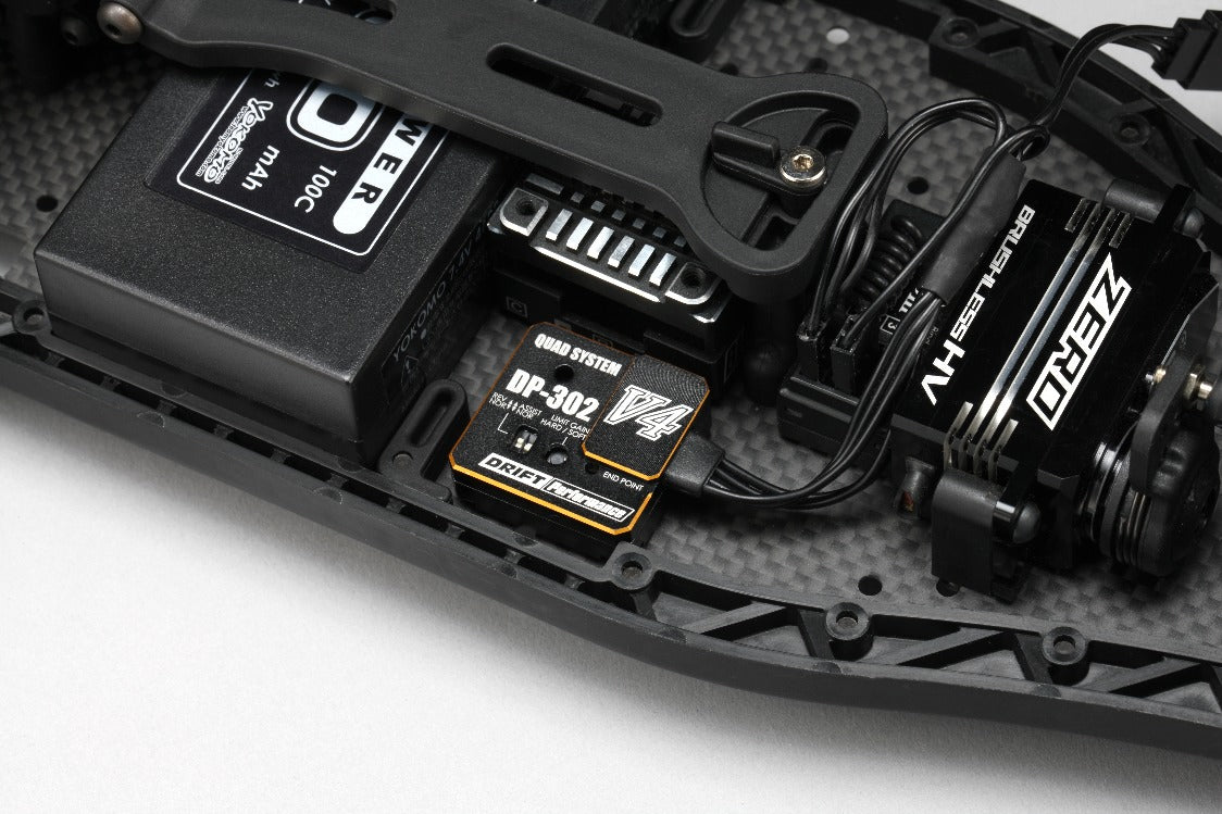 V4 DP-302 Drift Steering Gyro (BLUE BLACK RED PURPLE) 1-10 Drift